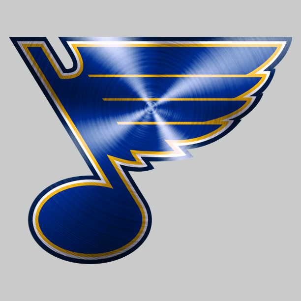 St. Louis Blues steel logo iron on paper